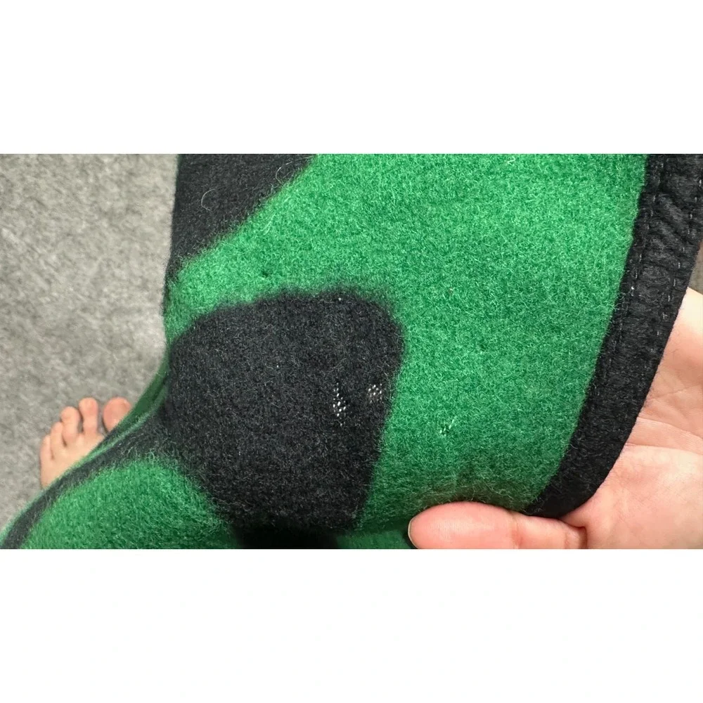 Vintage Pendleton Chinook Capital Wool Blanket 64x72 Green Black NWT Tribal